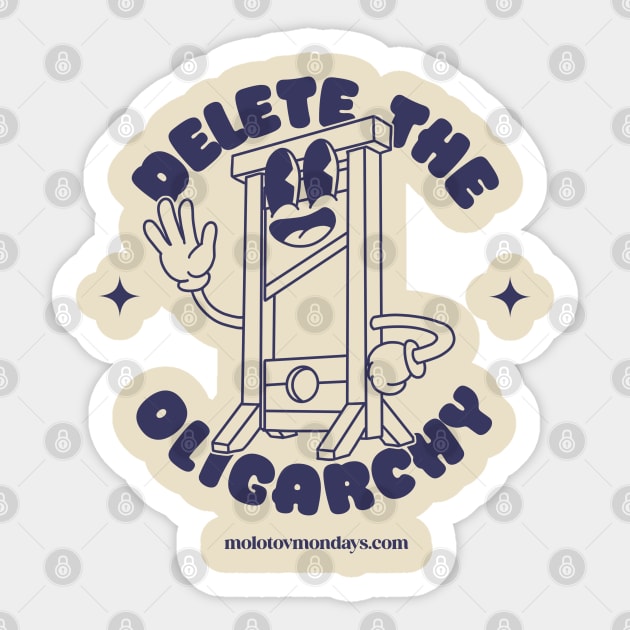 Delete the Oligarchy with Guillermo! Sticker by boothy